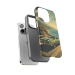 Vintage Olds 442 Convertible Coastal Drive phone case