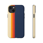 Retro Rainbow Stripe Phone Case | Tough Phone Case