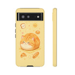 Orange Tabby Loaf Kawaii Chibi Pet Cat Art Tough Phone Case