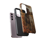 German Wirehaired Pointer Autumn Art Tough Phone Case
