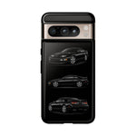 Black 300ZX Sports Car Tough Phone Case - Multi View