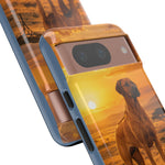 Rhodesian Ridgeback African Savanna Art Tough Phone Case