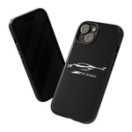 White C8 Z06 Phone Case for Chevy Fans, Tough Protective Cover