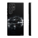 Black Sports Car Illustration 2023 Challenger SRT phone case | Car Drift Reflection