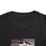 Miami IROC‑Z Camaro Toddler T‑Shirt – 80s White F‑Body Muscle Car Tee