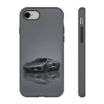 Matte Gray C8 Sports Car phone case | Tough Cases