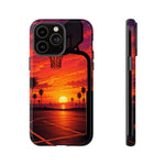 Basketball Court Sunset Phone Case | Tough Phone Case