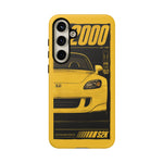 S2000 Spa Yellow Retro 90s JDM Car Tough Phone Case