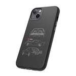 1969 Camaro Z28 Triple View Line Art Tough Phone Case Gift