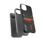 Orange C6 Neon Car Meet Tough Phone Case