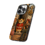 Corgi Royal Guard phone case | Cute British corgi soldier illustration