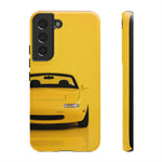 Yellow Miata Phone Case, NA Roadster 90s JDM Legend Cover