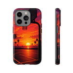 Basketball Court Sunset Phone Case | Tough Phone Case