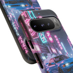 Skyline GT-R Tokyo Rain JDM Night Art Tough Phone Case