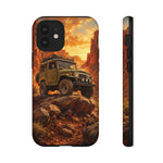 Land Cruiser FJ40 Classic 4x4 Red Rock Canyon Art Tough Phone Case