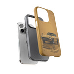 Antique Gold Fairlady Z Phone Case, Classic JDM Tough Cover