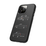 Black Silverado Classic Pickup Tough Phone Case for Chevy Truck Fans