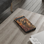 Border Terrier Earthy Watercolor Art Tough Phone Case