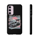R34 Skyline GT-R Sakura Mountain JDM Tough Phone Case Gift