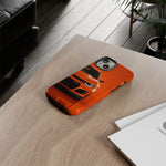 Orange Camaro Phone Case, ZL1 American Muscle Car Tough Cover for Men Gift