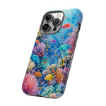 Underwater Coral Reef Phone Case | Colorful Tropical Fish Ocean Scene
