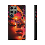 Sunset Reflection Sunglasses Retrowave 80s phone case