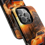 1969 C3 Corvette Phone Case, Orange Mountain Pass Motion Blur