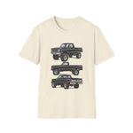 Black 1978 Chevy K10 Pickup T-Shirt | Classic Truck Illustration Tee