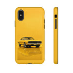 Golden Yellow Charger Phone Case, 68 Classic Muscle Car Tough Cover