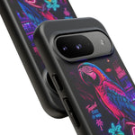 Neon Parrot Cocktails phone case | Tough Cases