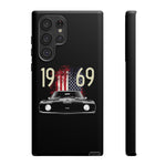1969 Camaro SS American Flag Tough Phone Case Cover Gift Art
