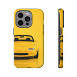 Yellow Miata Phone Case, NA Roadster 90s JDM Legend Cover