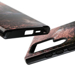 Cherry Blossom Street Scene R34 Skyline GTR Tough Case | Car Photo Cover