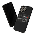Black ZL1 Camaro Phone Case Muscle Car Tough Cover Gift Art