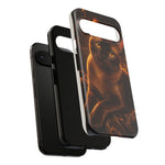 Burmese Golden Sable Portrait Art Tough Phone Case