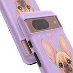 French Bulldog Bat Ears Kawaii Pet Dog Art Tough Phone Case