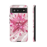 Pink Glitter Star Tough Case | Sparkle Phone Case