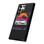 Retro IROC-Z Camaro phone case | 80s sunset palm car design