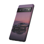 Sunset Skyline GT-R R32 phone case | car reflection, purple dusk