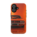 Orange Cuda Phone Case, 71 Classic Muscle Car Tough Cover