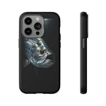 Tarpon Fishing Phone Case, Saltwater Portrait Black Cover, Gift