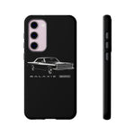 Vintage Galaxie 500 Phone Case | Classic Car Illustration, Black