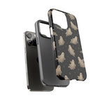 Vintage Ghost Pattern phone case | Halloween spooky stars design