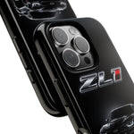 ZL1 Camaro phone case | tough phone case, black muscle car design