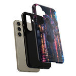 Lofi Anime Rain Street Art Tough Phone Case