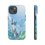 Copy of Silver Butterflies Tough Case | Blue Sky Water Droplets Phone Cover