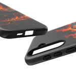 Black Charger Classic Muscle Flames Tough Phone Case Cover Gift