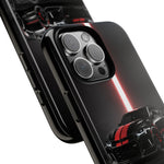 Camaro ZL1 Phone Case, Black Red Racing Stripe Studio Cover, Gift