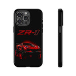 Red ZR1 C8 Phone Case for Chevy Fans, Tough Cover