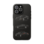 Black 300ZX Sports Car Tough Phone Case - Multi View